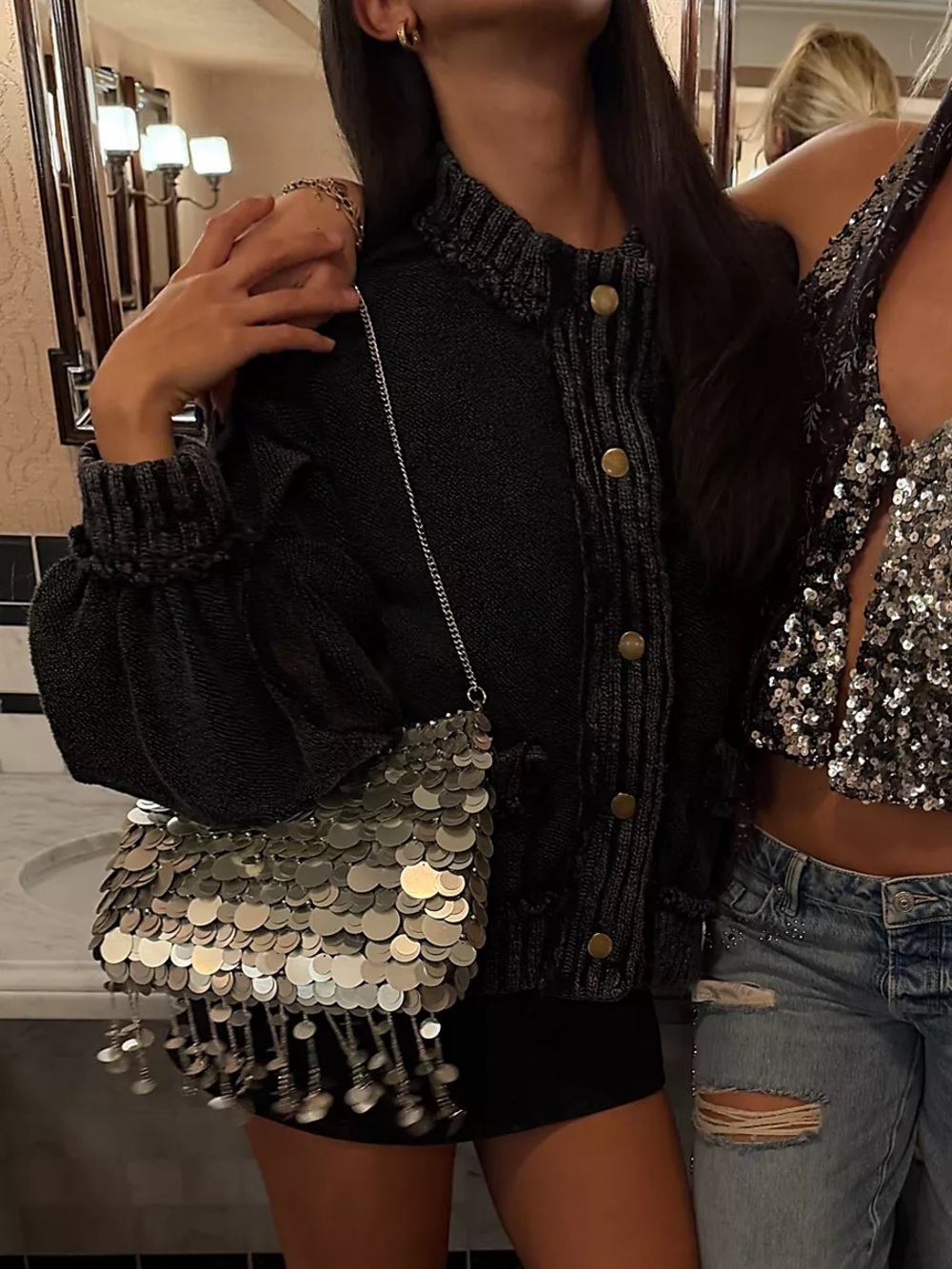 Free people We The Free Cute In This Cardi black